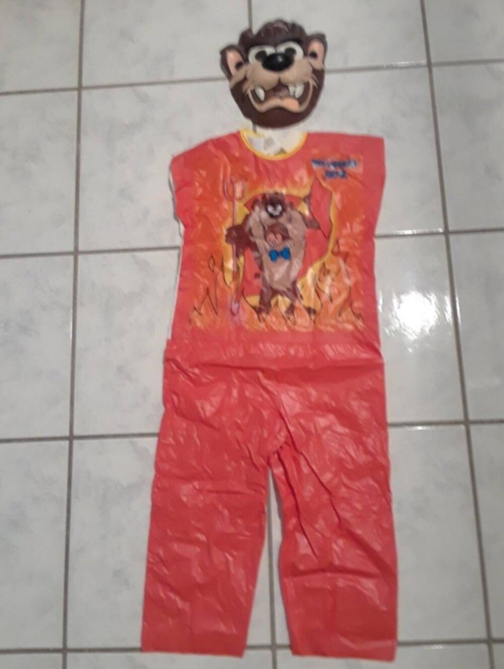 Vintage Looney tunes tasmanian devil Halloween costume